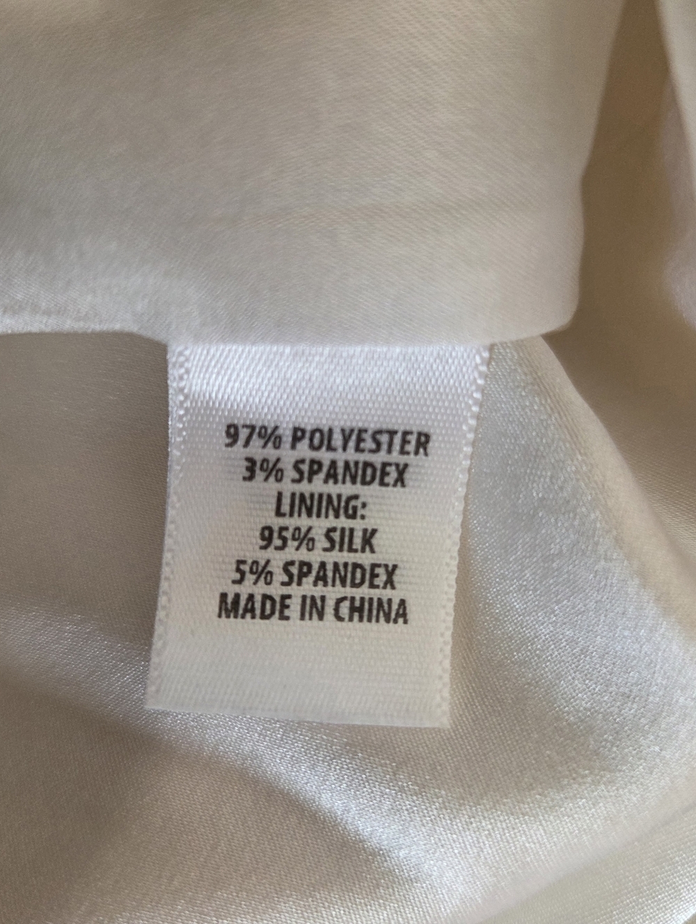 ST.JOHN White Silk Lined Sheath Dress Sleeveless Midi Size 4 - Picture 6 of 7